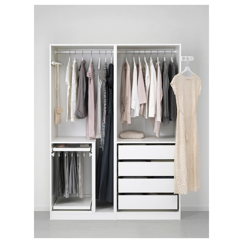 Matte White Cream Flat Panel-van de de Garderobekast van de Lakschuifdeur de Opslag van de de Doekslaapkamer