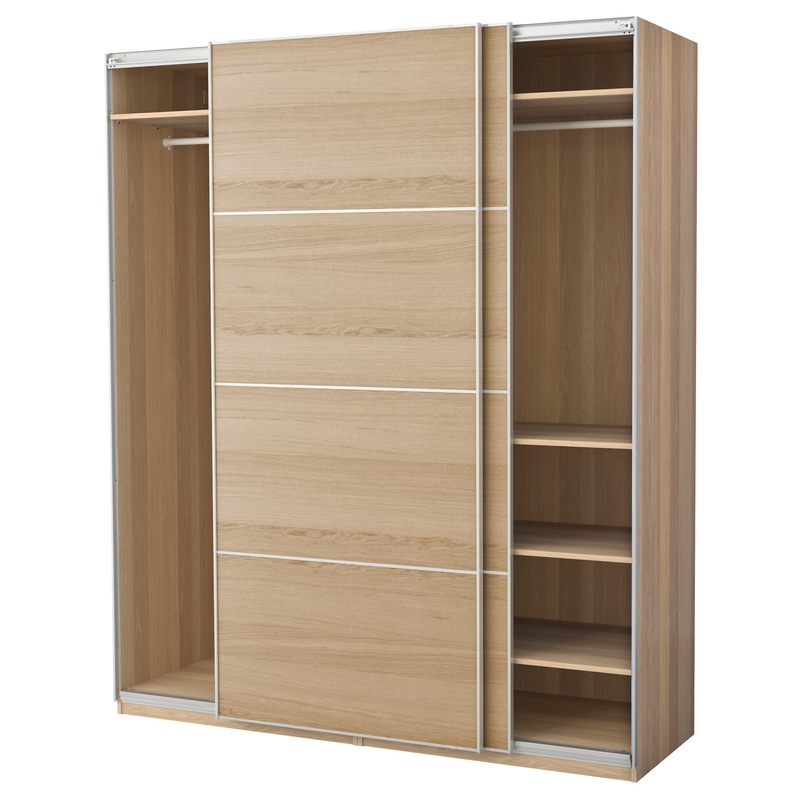 Van de de Kast de Moderne Modulaire Lak van de melamineschuifdeur van de de Slaapkamermuur Vlakte van de de Garderobe Houten Korrel