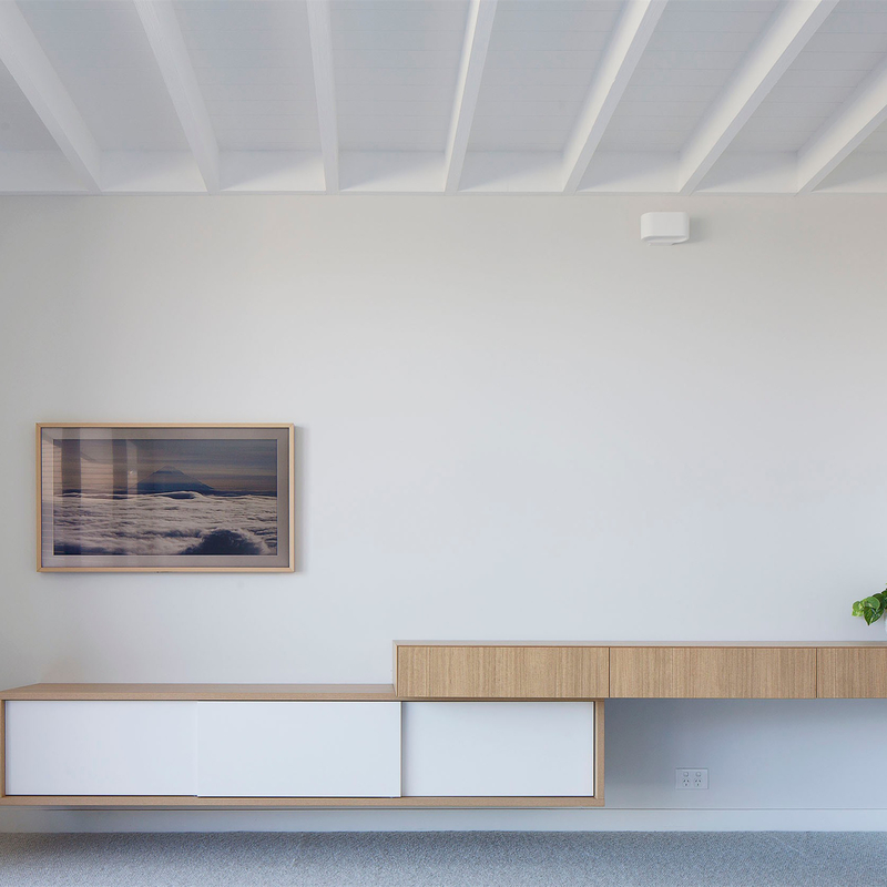 De moderne Witte Donkere Grey Wall Mounted-van de het Kabinetsmelamine van TV van de de Eenheidsbank van TV Houten Korrel