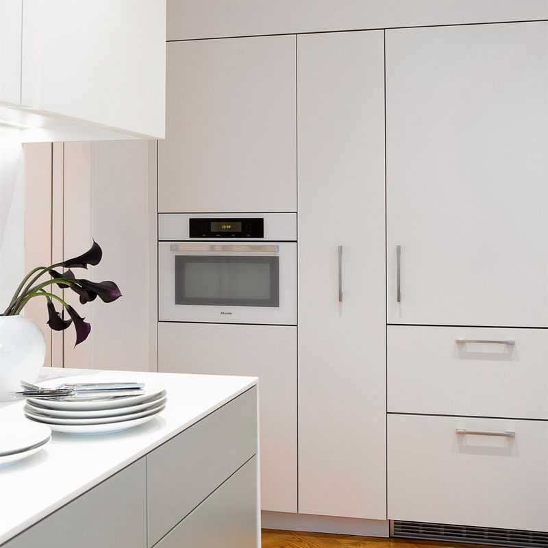 L Vorm Wit En Grijs Keuken Opbergkast Lak Kitchenette Alles In Een