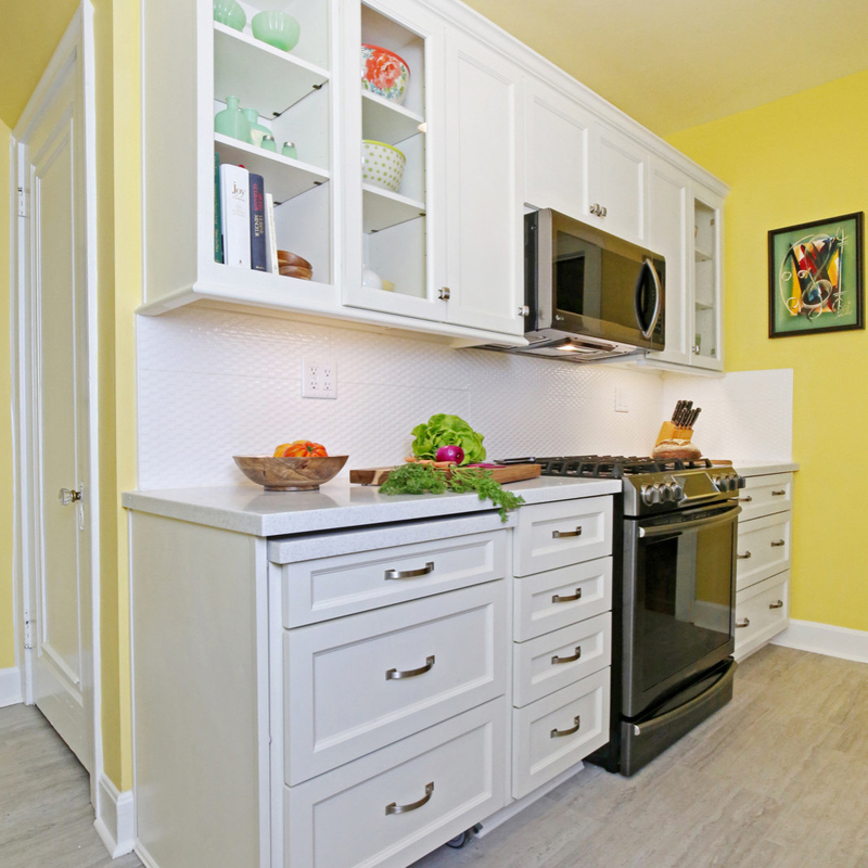 De modulaire van het Ontwerp Moderne Shaker Style Lacquer Unit Small van het Keukenglas Reeks van de het Meubilair Gehele Keukenkast